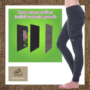 Eco-Friendly Bamboo Pockets Stretchy Soft Leggings Yoga Pants