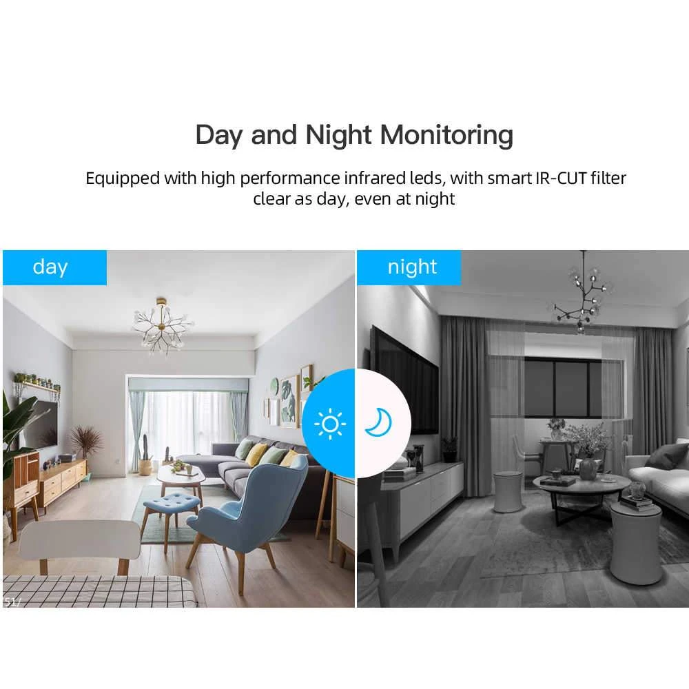 Wireless Wifi Camera With Sensori Night Vision