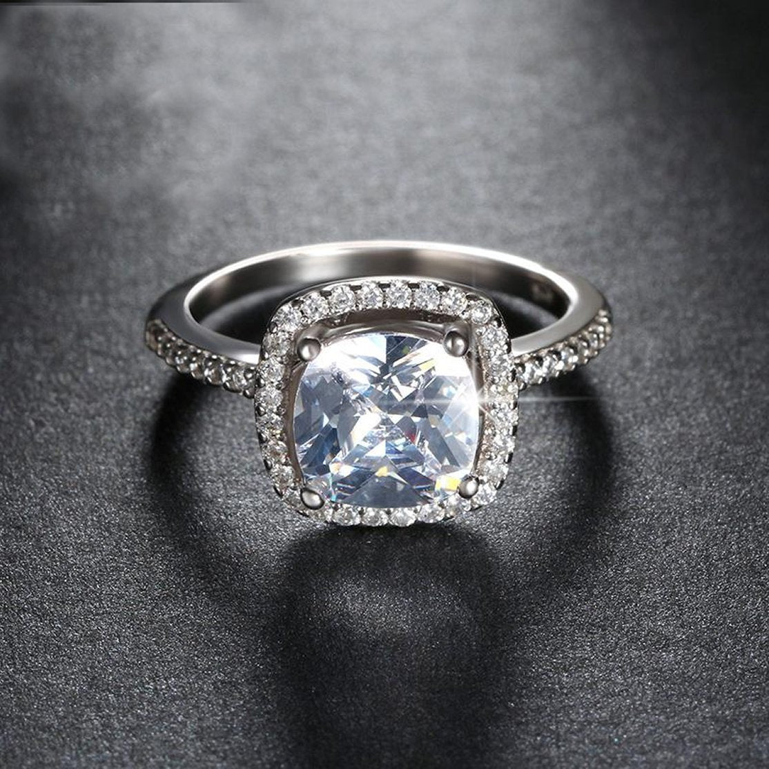 Cushion-Cut Queen Ring