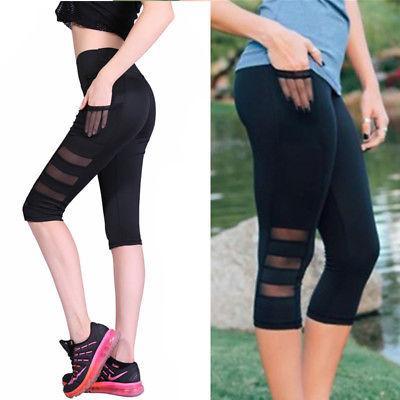 Capri Mesh Pocket Style - Leggings, Sportswear, Sweatpants, Yoga Pants, Fitness, Sport bra, Yoga